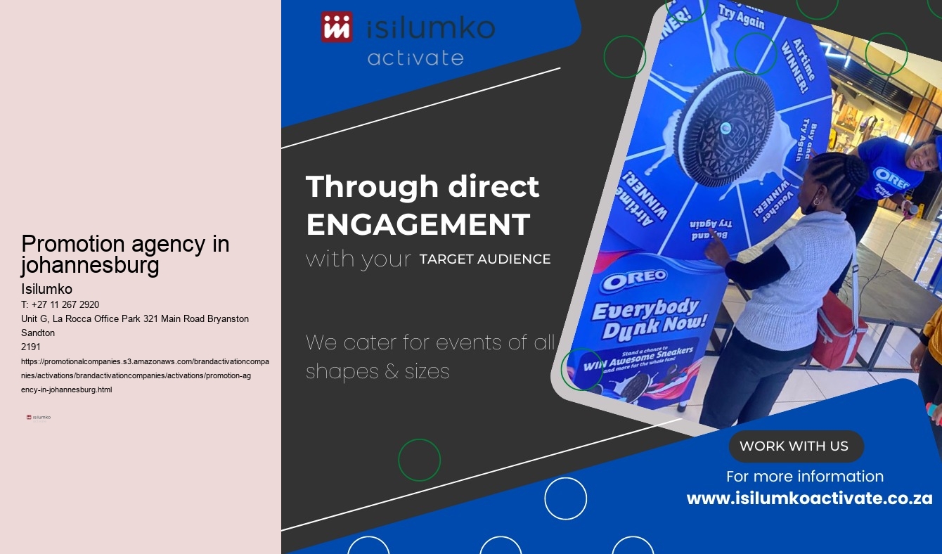 promotion agency in johannesburg