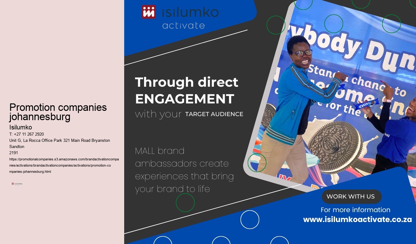 promotion companies johannesburg