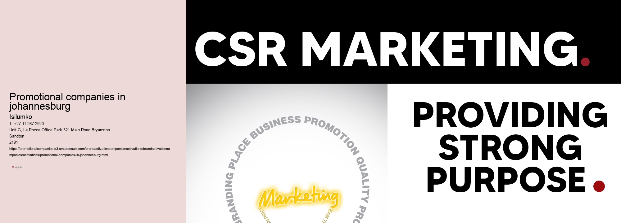 promotional companies in johannesburg