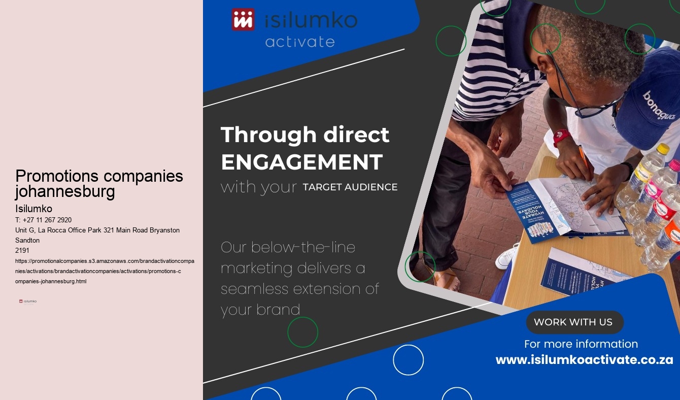 promotions companies johannesburg